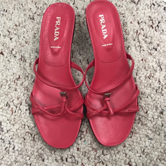 pink prada shoes